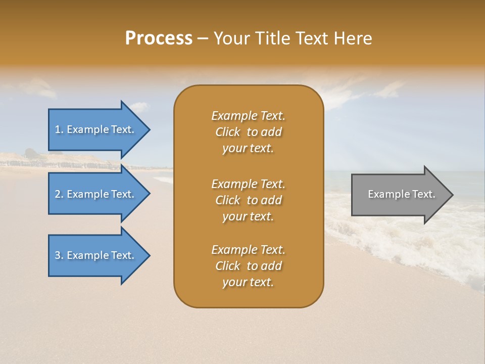 Beach On Island Margarita, Venezuela PowerPoint Template