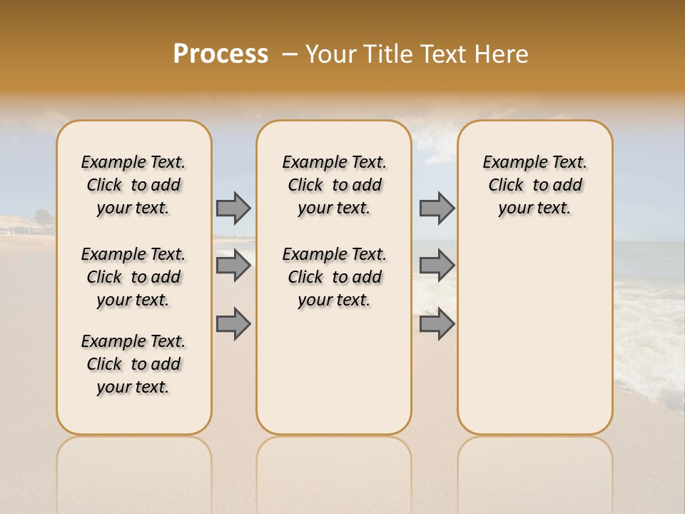 Beach On Island Margarita, Venezuela PowerPoint Template