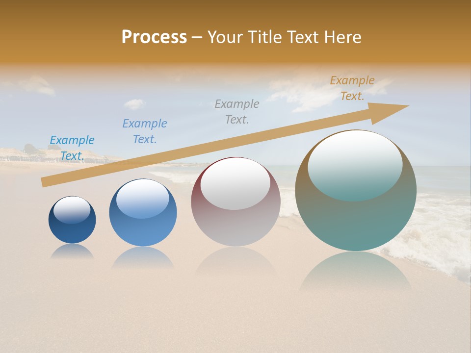 Beach On Island Margarita, Venezuela PowerPoint Template