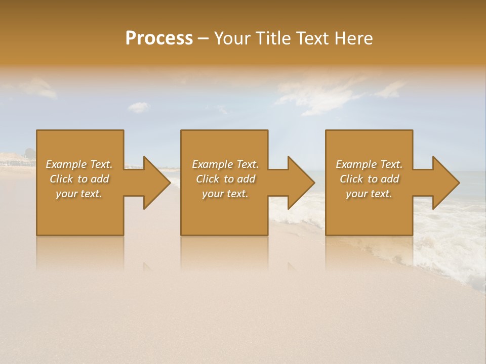 Beach On Island Margarita, Venezuela PowerPoint Template