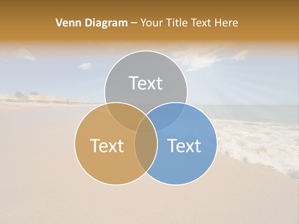 Beach On Island Margarita, Venezuela PowerPoint Template