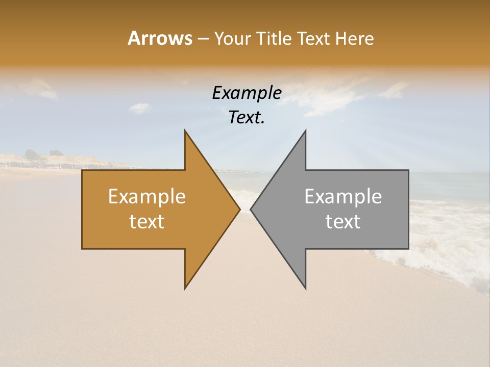 Beach On Island Margarita, Venezuela PowerPoint Template