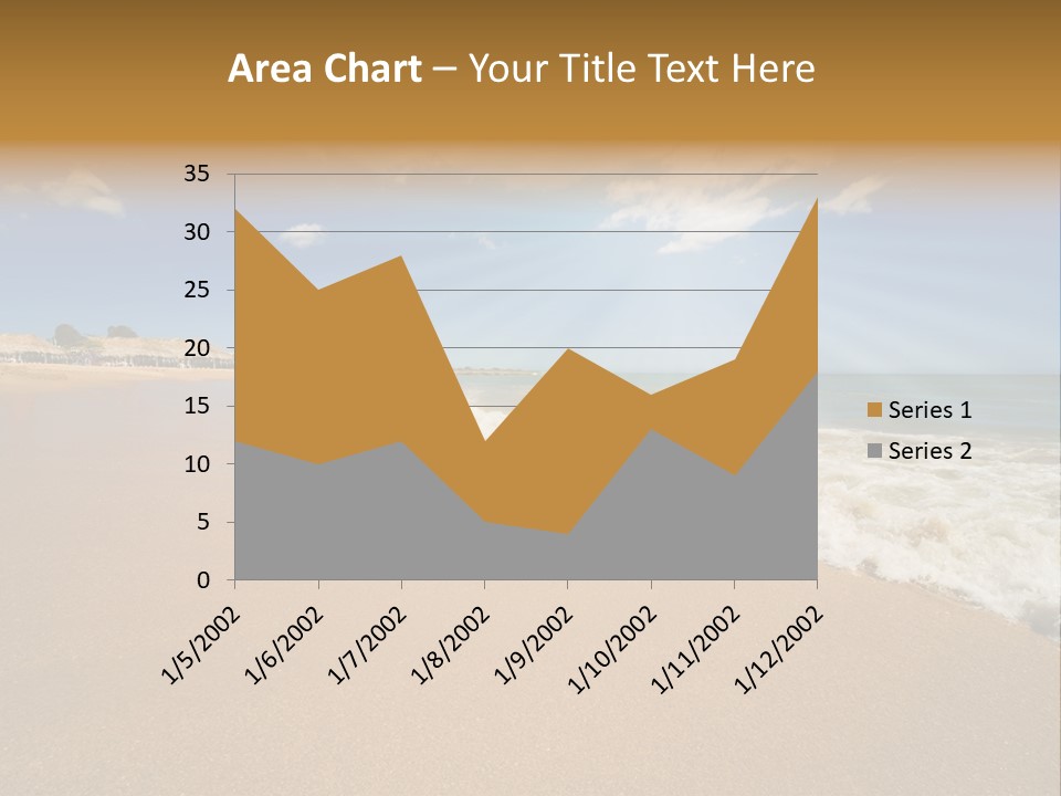 Beach On Island Margarita, Venezuela PowerPoint Template