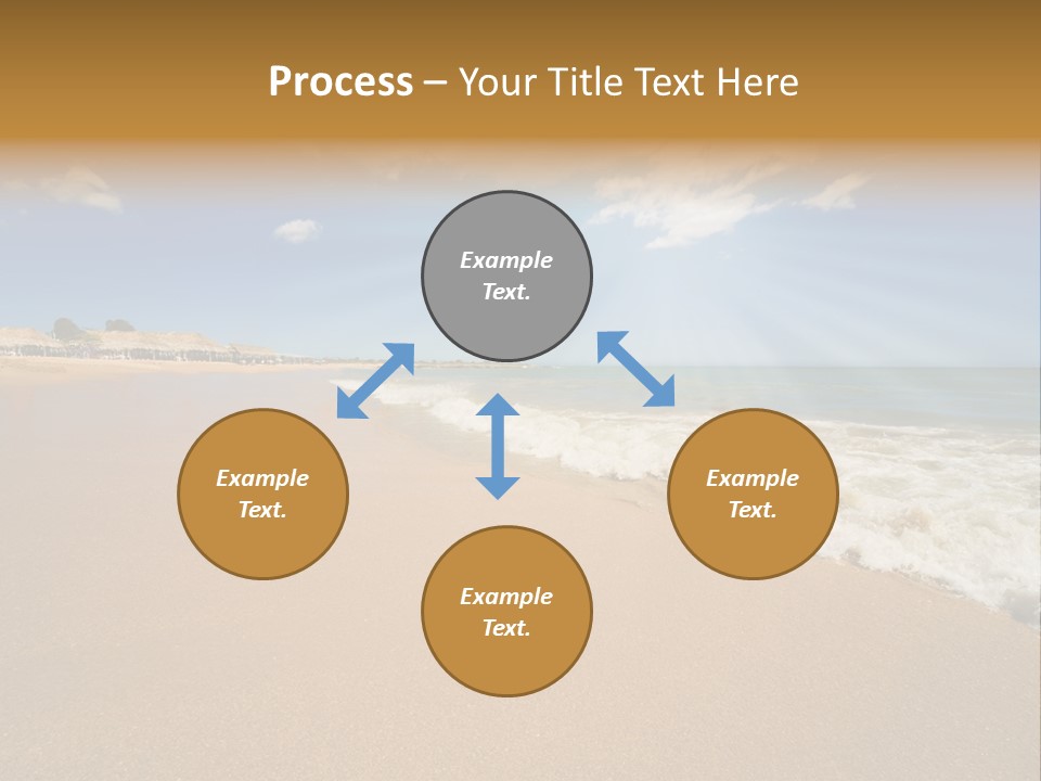 Beach On Island Margarita, Venezuela PowerPoint Template