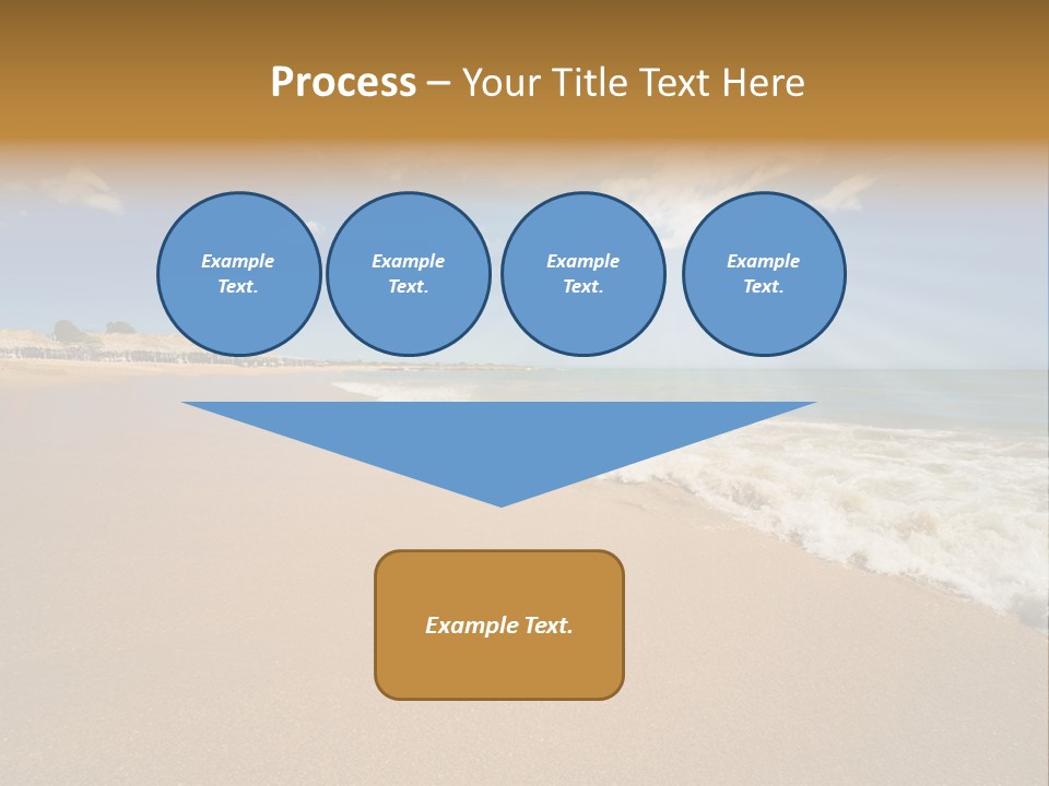 Beach On Island Margarita, Venezuela PowerPoint Template