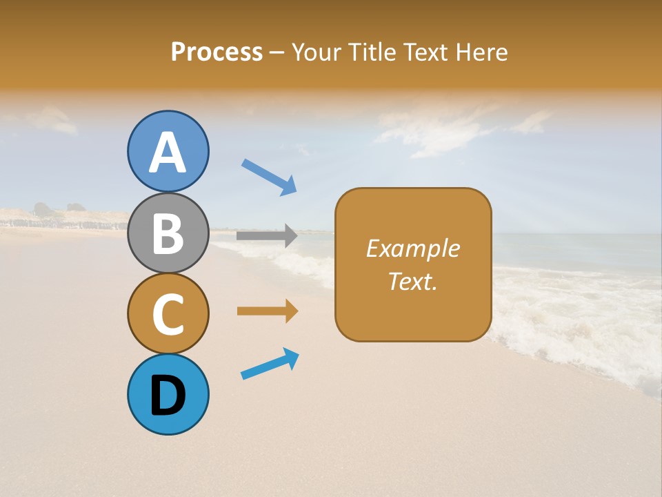 Beach On Island Margarita, Venezuela PowerPoint Template