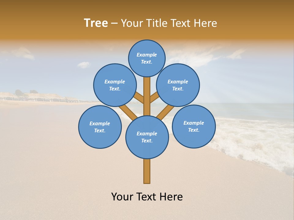 Beach On Island Margarita, Venezuela PowerPoint Template