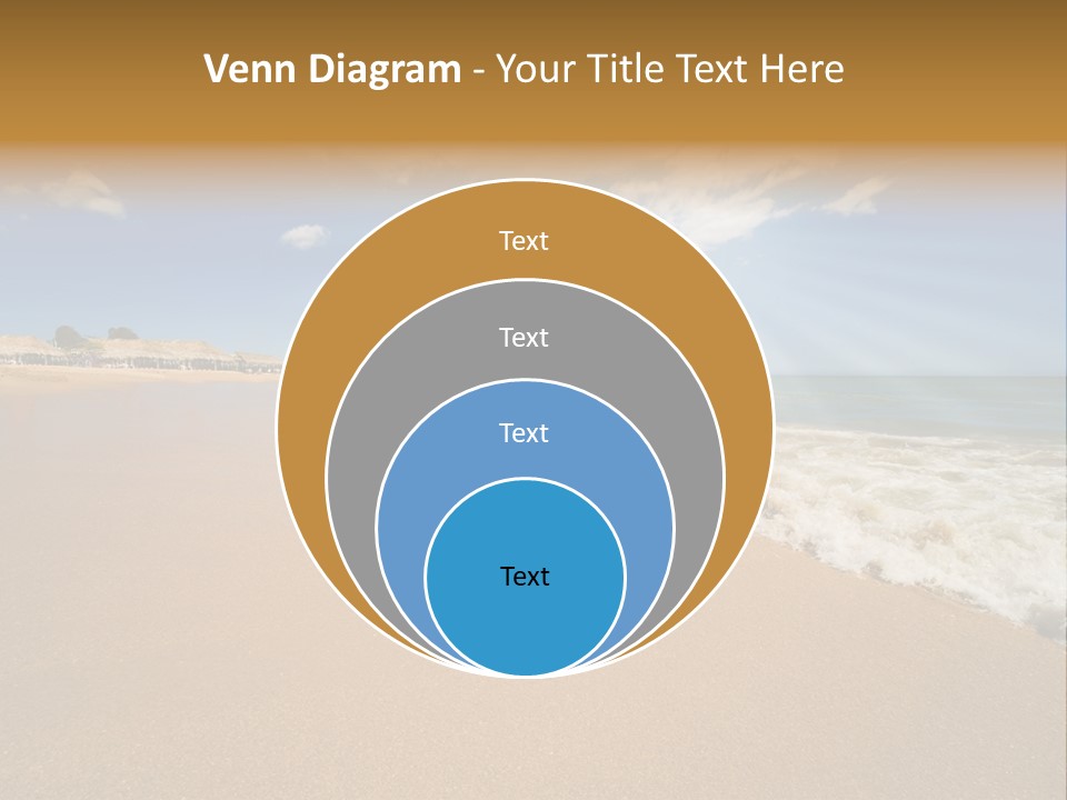 Beach On Island Margarita, Venezuela PowerPoint Template