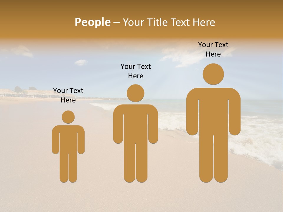 Beach On Island Margarita, Venezuela PowerPoint Template