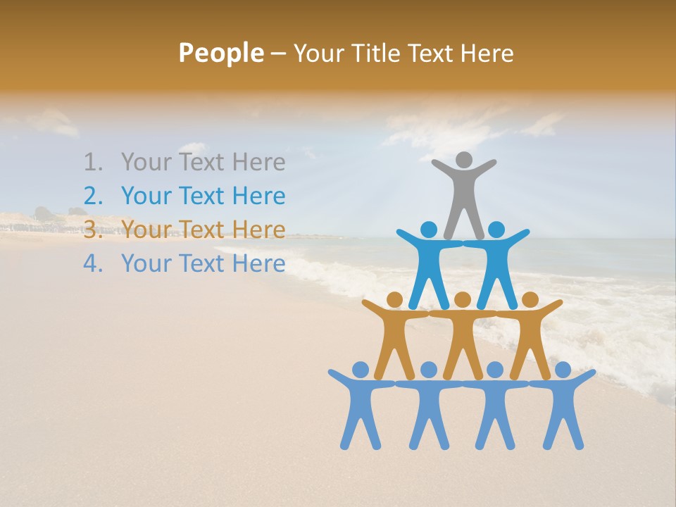 Beach On Island Margarita, Venezuela PowerPoint Template