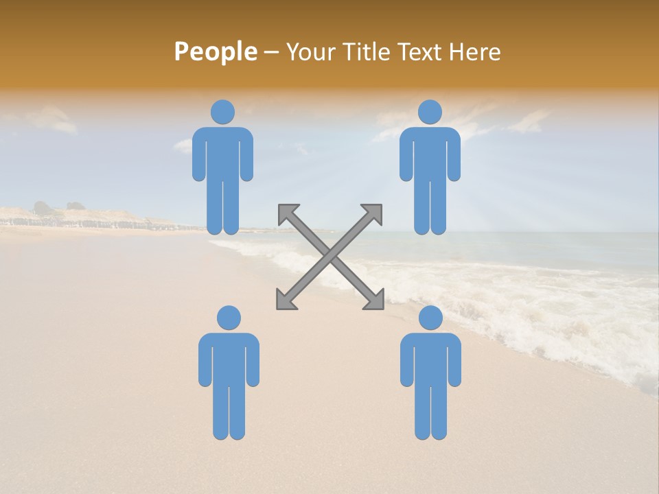 Beach On Island Margarita, Venezuela PowerPoint Template