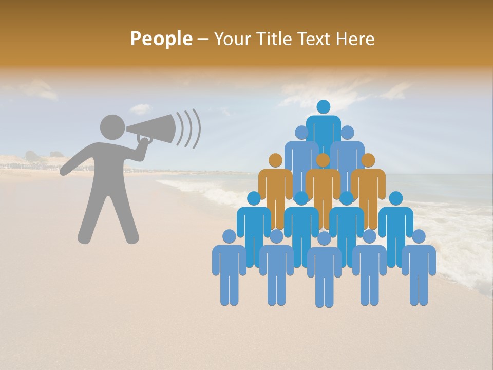 Beach On Island Margarita, Venezuela PowerPoint Template