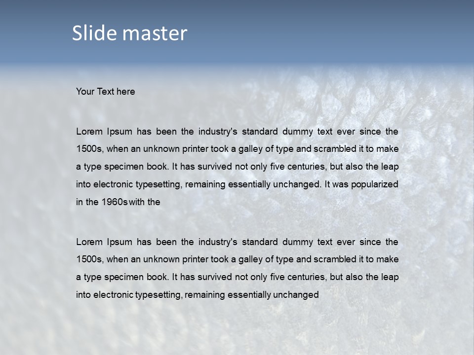 Fish Scales PowerPoint Template