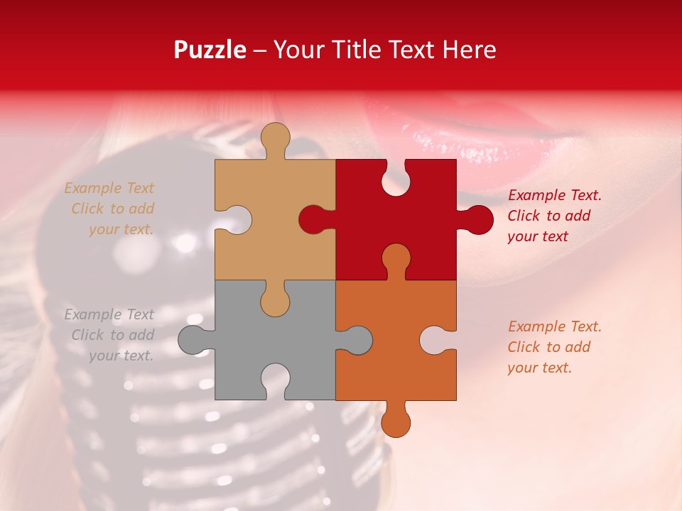 Young Dog Papillon And A Plastic Carrier PowerPoint Template