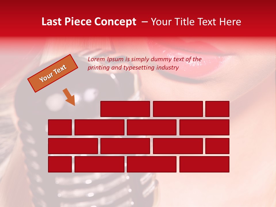 Young Dog Papillon And A Plastic Carrier PowerPoint Template