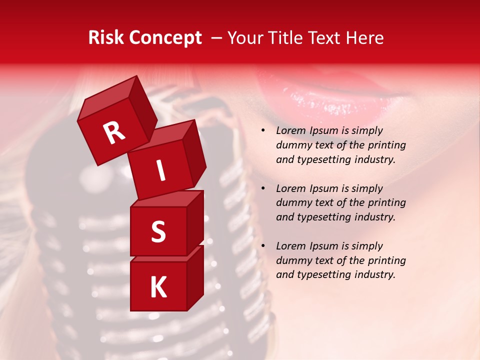 Young Dog Papillon And A Plastic Carrier PowerPoint Template