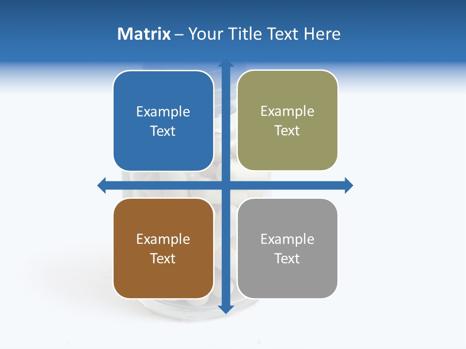 Pill Isolated On White PowerPoint Template