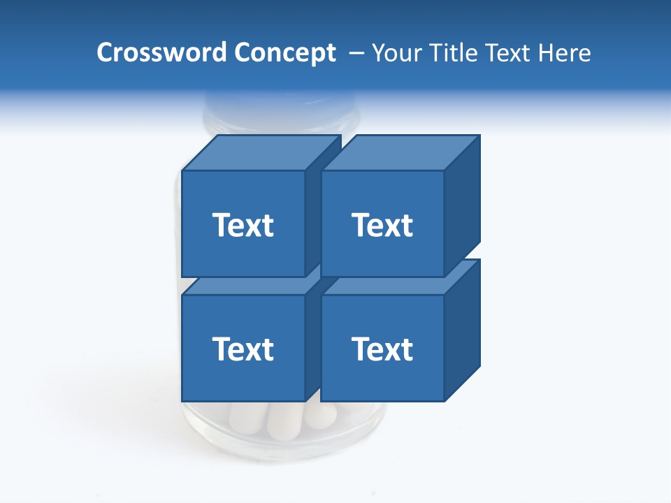 Pill Isolated On White PowerPoint Template