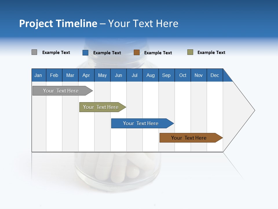 Pill Isolated On White PowerPoint Template