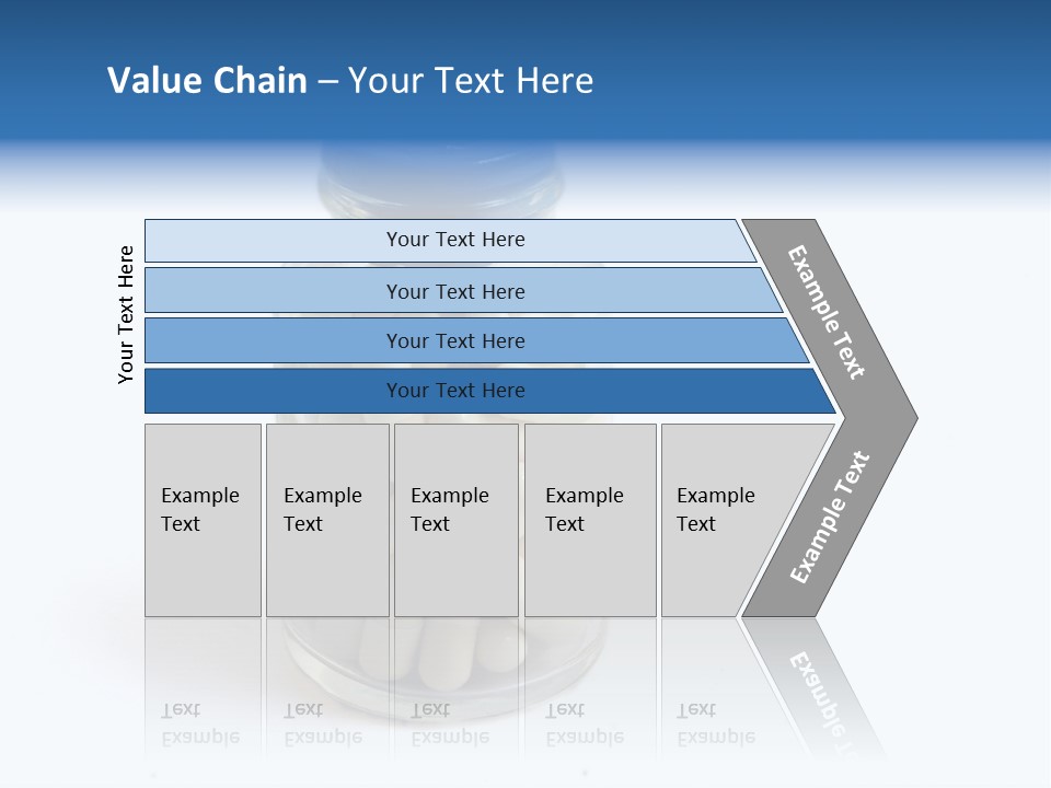 Pill Isolated On White PowerPoint Template