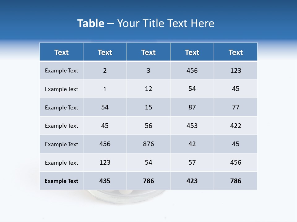 Pill Isolated On White PowerPoint Template