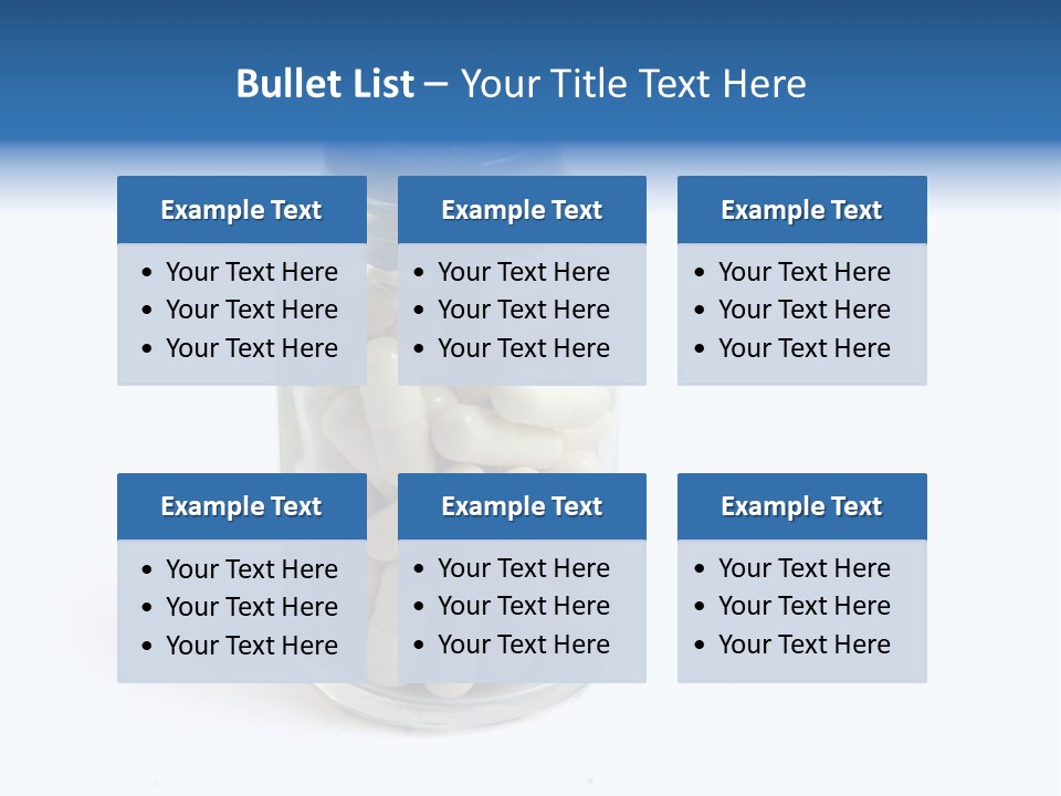 Pill Isolated On White PowerPoint Template