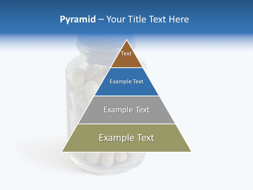 Pill Isolated On White PowerPoint Template