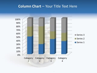 Pill Isolated On White PowerPoint Template