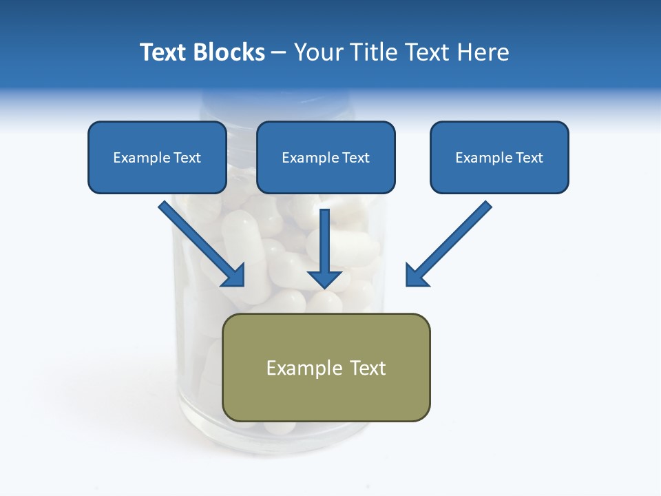 Pill Isolated On White PowerPoint Template