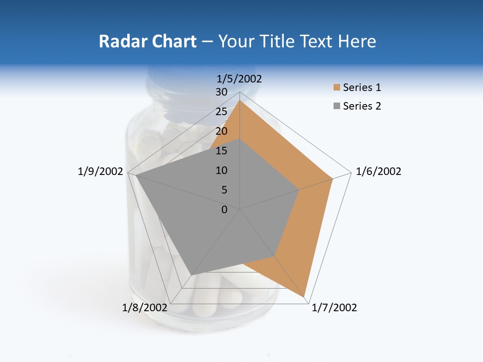 Pill Isolated On White PowerPoint Template