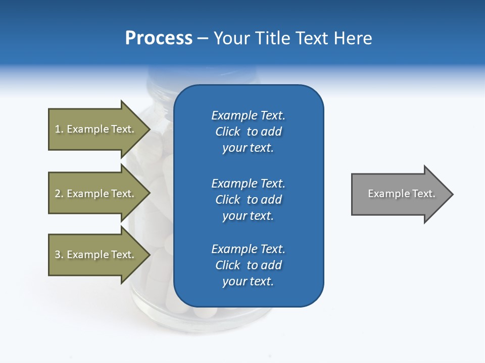 Pill Isolated On White PowerPoint Template