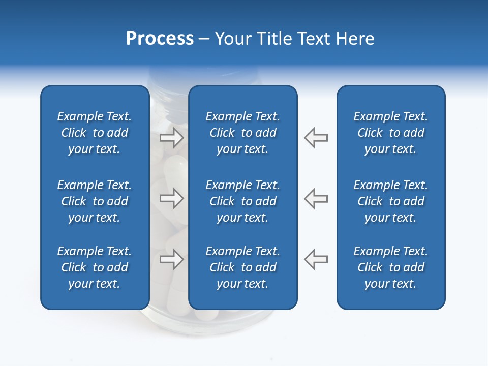 Pill Isolated On White PowerPoint Template
