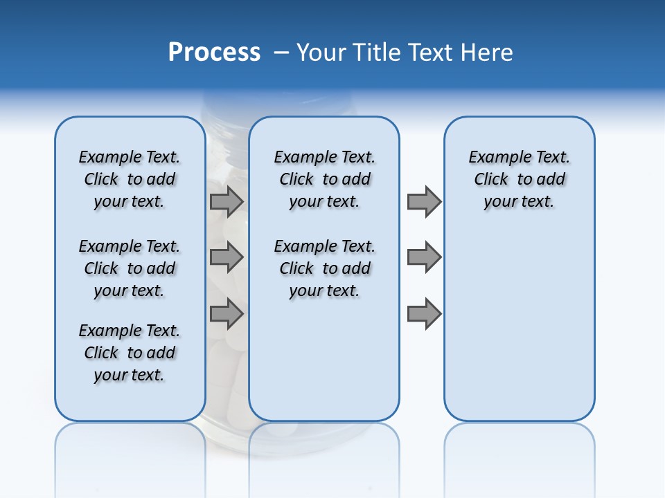 Pill Isolated On White PowerPoint Template