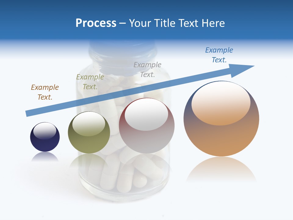 Pill Isolated On White PowerPoint Template