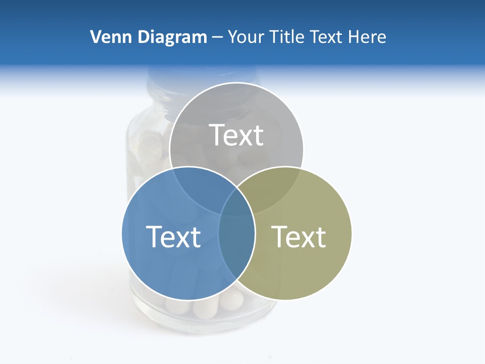 Pill Isolated On White PowerPoint Template