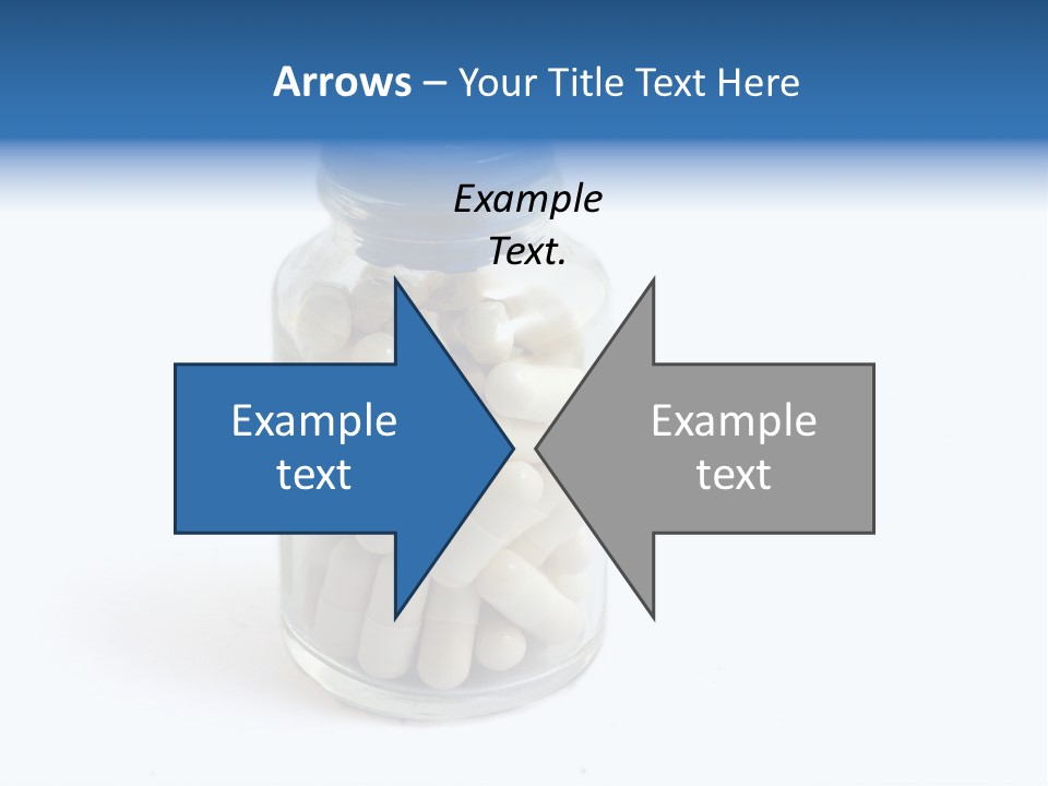 Pill Isolated On White PowerPoint Template