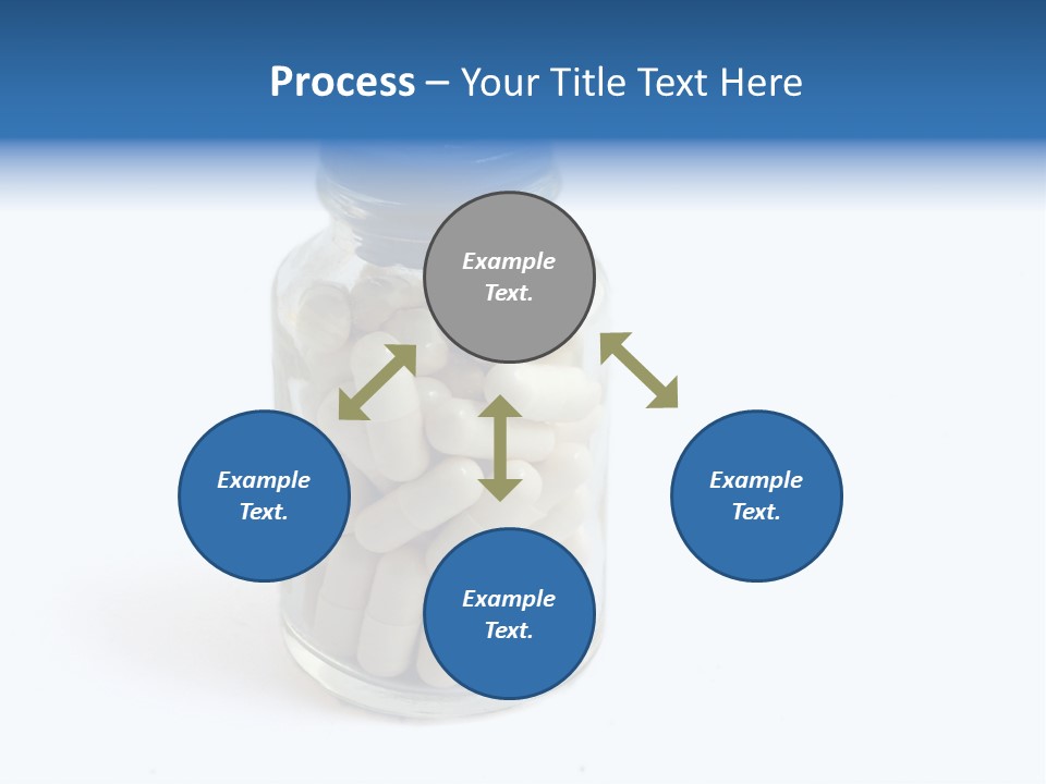 Pill Isolated On White PowerPoint Template