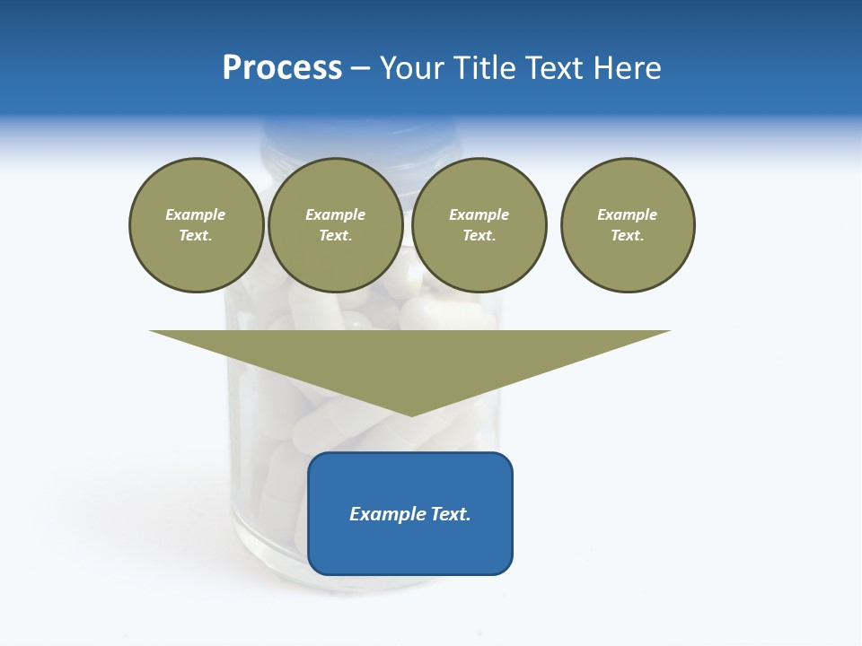 Pill Isolated On White PowerPoint Template