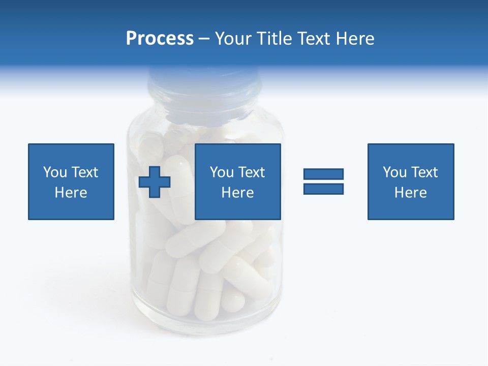 Pill Isolated On White PowerPoint Template