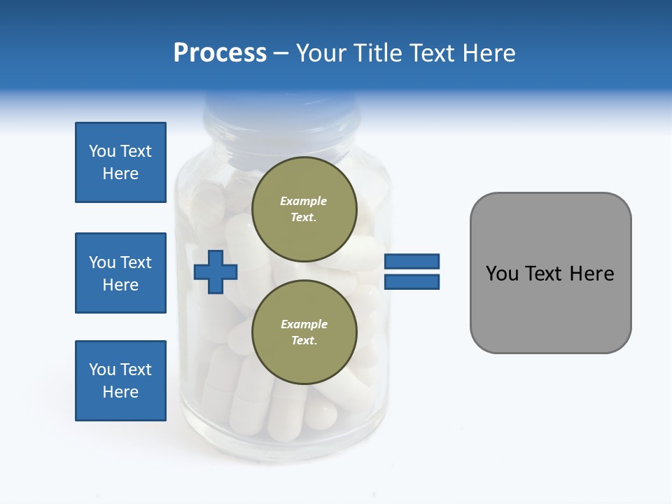Pill Isolated On White PowerPoint Template