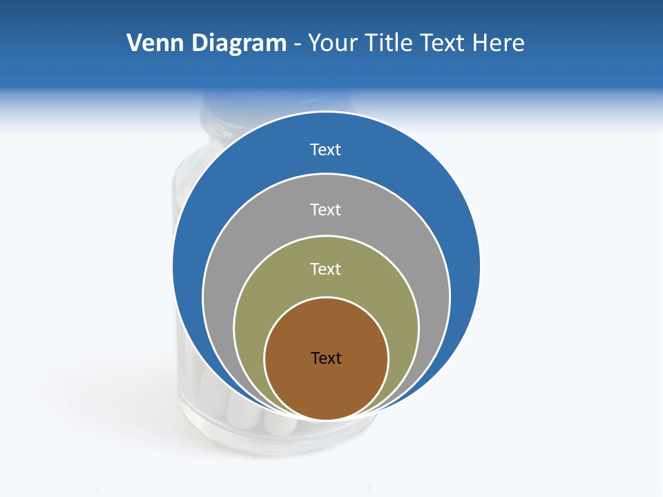 Pill Isolated On White PowerPoint Template