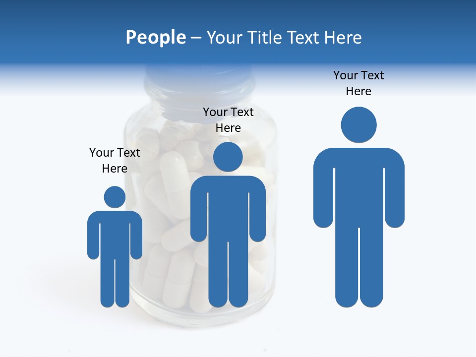 Pill Isolated On White PowerPoint Template