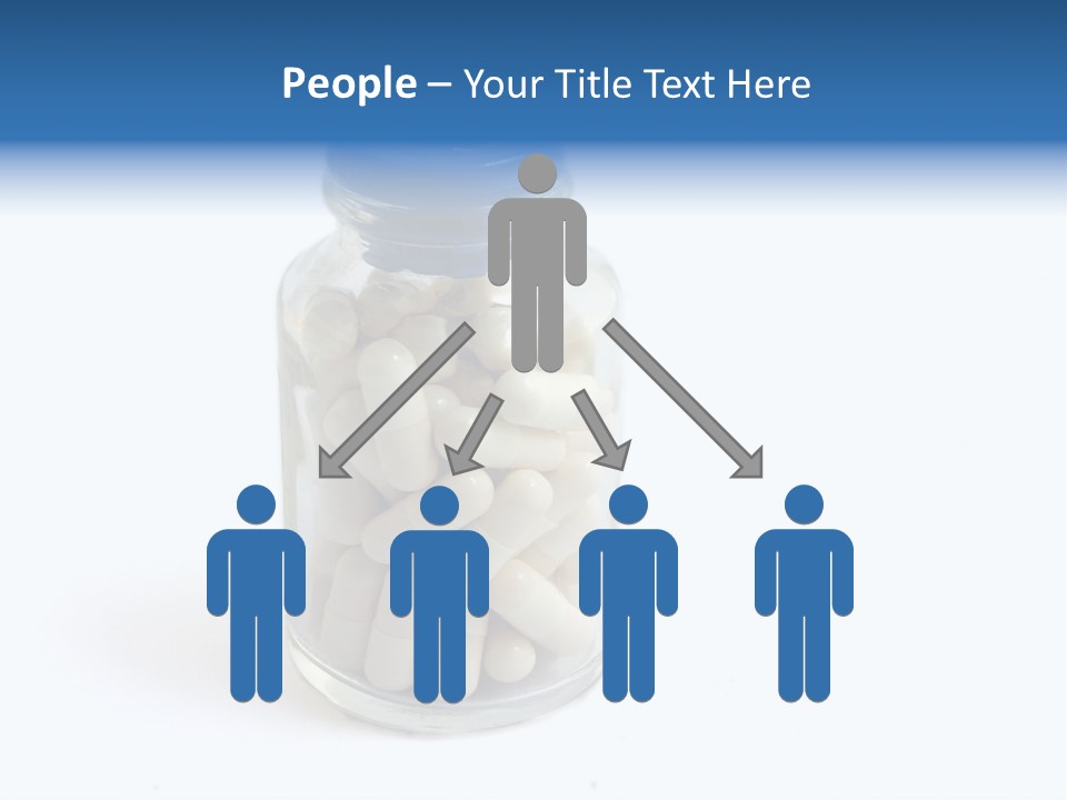 Pill Isolated On White PowerPoint Template