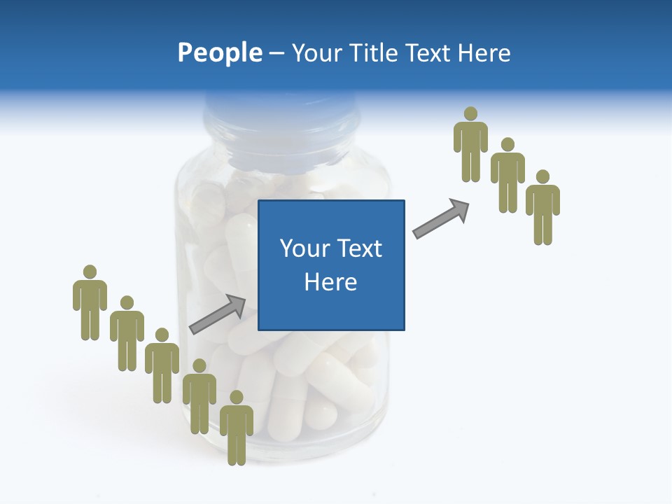 Pill Isolated On White PowerPoint Template