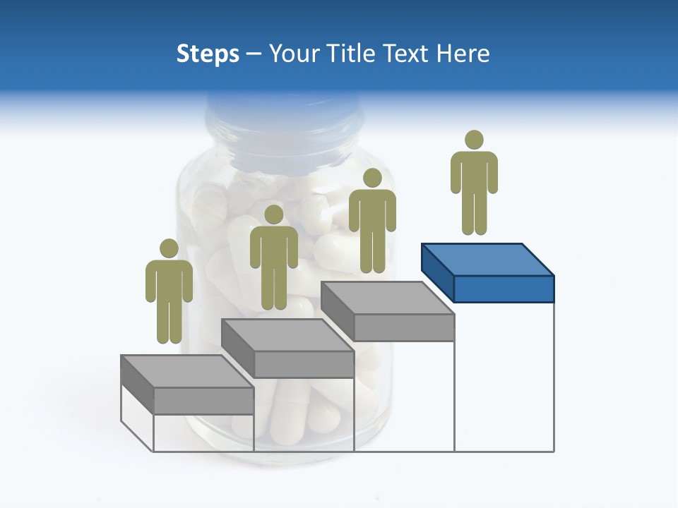 Pill Isolated On White PowerPoint Template