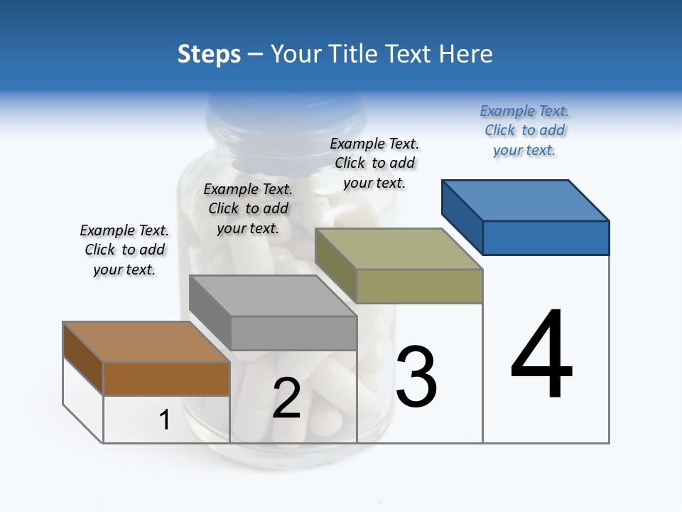 Pill Isolated On White PowerPoint Template