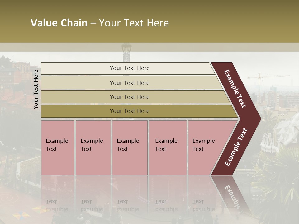 Park Guell By Antoni Gaudi Architect PowerPoint Template