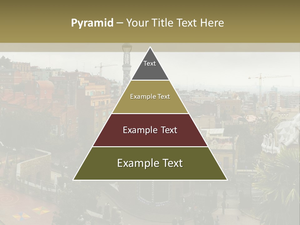 Park Guell By Antoni Gaudi Architect PowerPoint Template