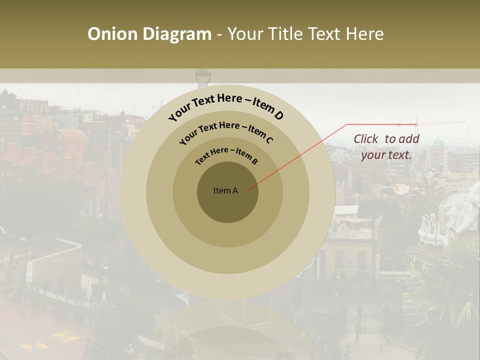 Park Guell By Antoni Gaudi Architect PowerPoint Template