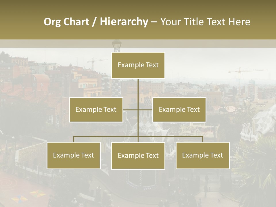Park Guell By Antoni Gaudi Architect PowerPoint Template